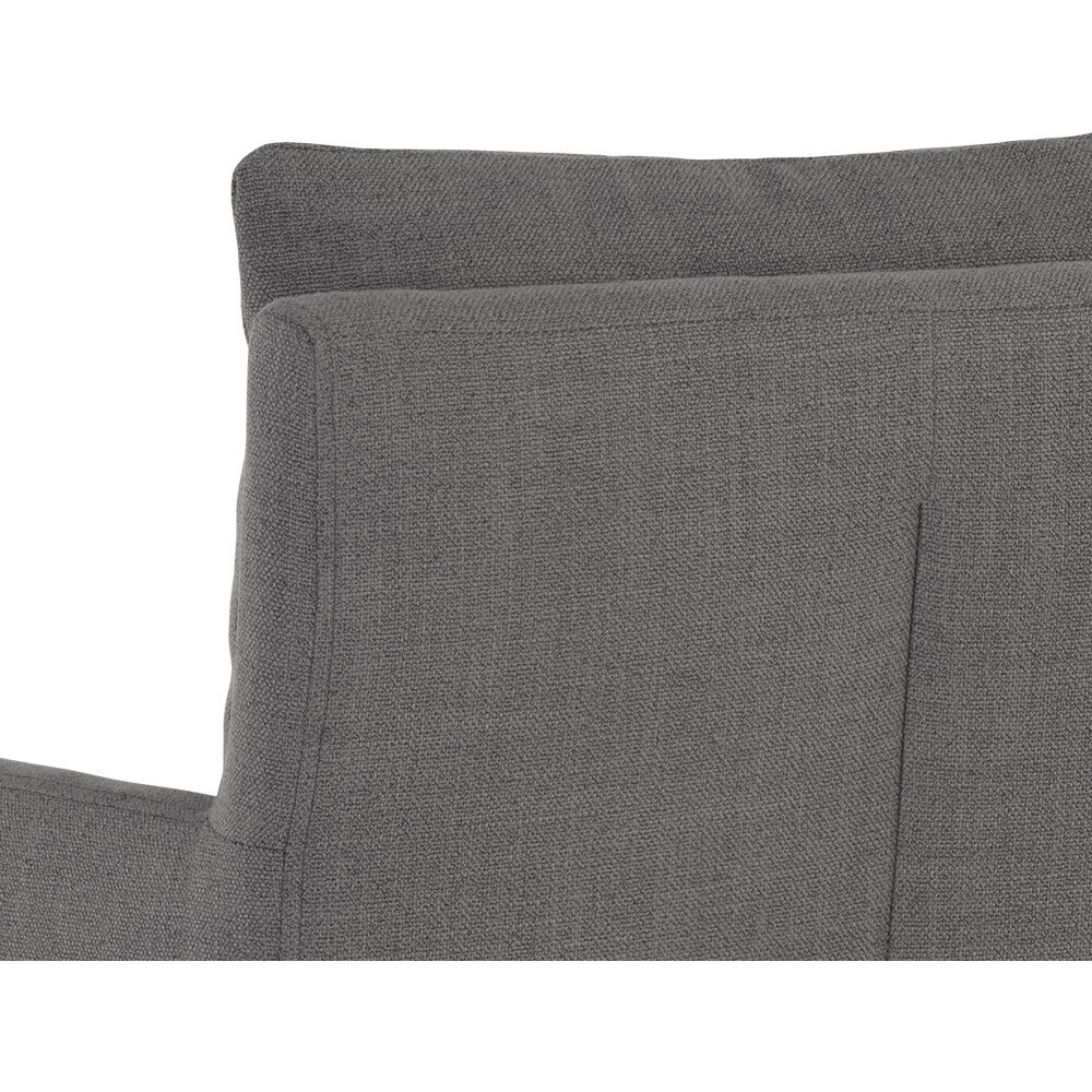 Glenrose Effie Smoke Wheeled Dining Armchair, Wheeled